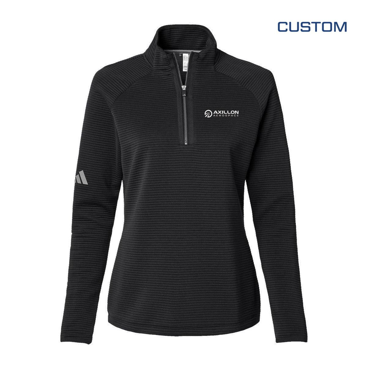 Axillion Adidas Ladies Spacer Quarter-Zip Pullover