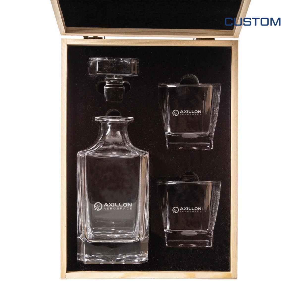 Axillon BRANDED DECANTER SET