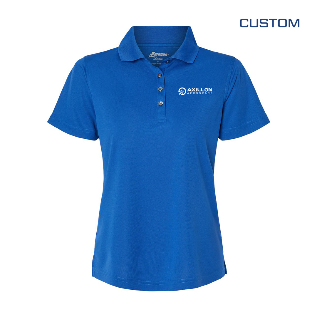 Axillon Women's Saratoga Performance Mini Mesh Polo