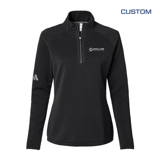 Axillion Adidas Ladies Spacer Quarter-Zip Pullover