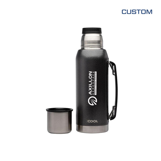 Axillon iCOOL® Silverton 34 oz. Double Wall, Stainless Steel Water Bottle